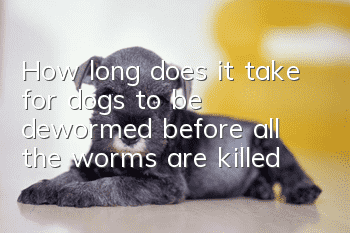 How long does it take for dogs to be dewormed before all the worms are killed?