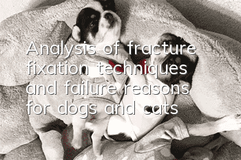 Analysis of fracture fixation techniques and failure reasons for dogs and cats