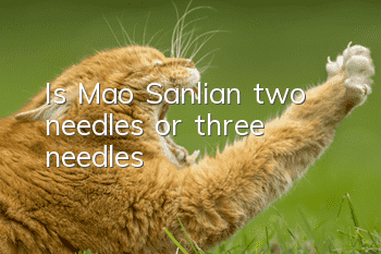 Is Mao Sanlian two needles or three needles?