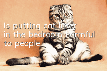 Is putting cat litter in the bedroom harmful to people?