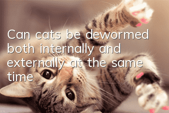 Can cats be dewormed both internally and externally at the same time?