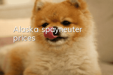 Alaska spay/neuter prices