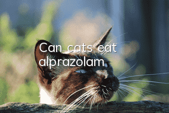 Can cats eat alprazolam?