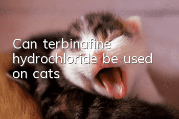 Can terbinafine hydrochloride be used on cats?
