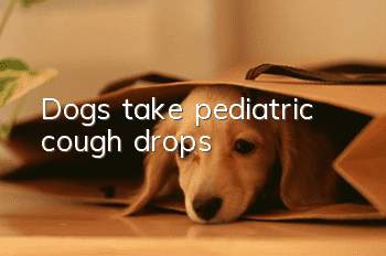 Dogs take pediatric cough drops
