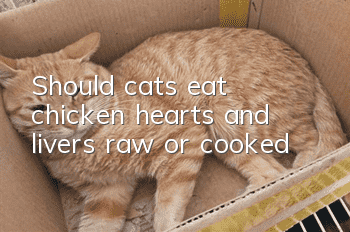 Should cats eat chicken hearts and livers raw or cooked?