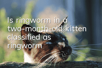 Is ringworm in a two-month-old kitten classified as ringworm?