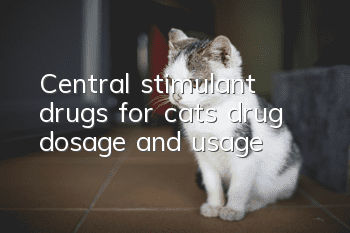 Central stimulant drugs for cats, drug dosage and usage!