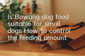 Is Bowang dog food suitable for small dogs? How to control the feeding amount?