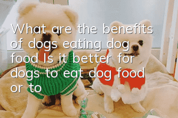What are the benefits of dogs eating dog food? Is it better for dogs to eat dog food or to eat?