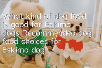 What kind of dog food is good for Eskimo dogs? Recommended dog food choices for Eskimo dogs